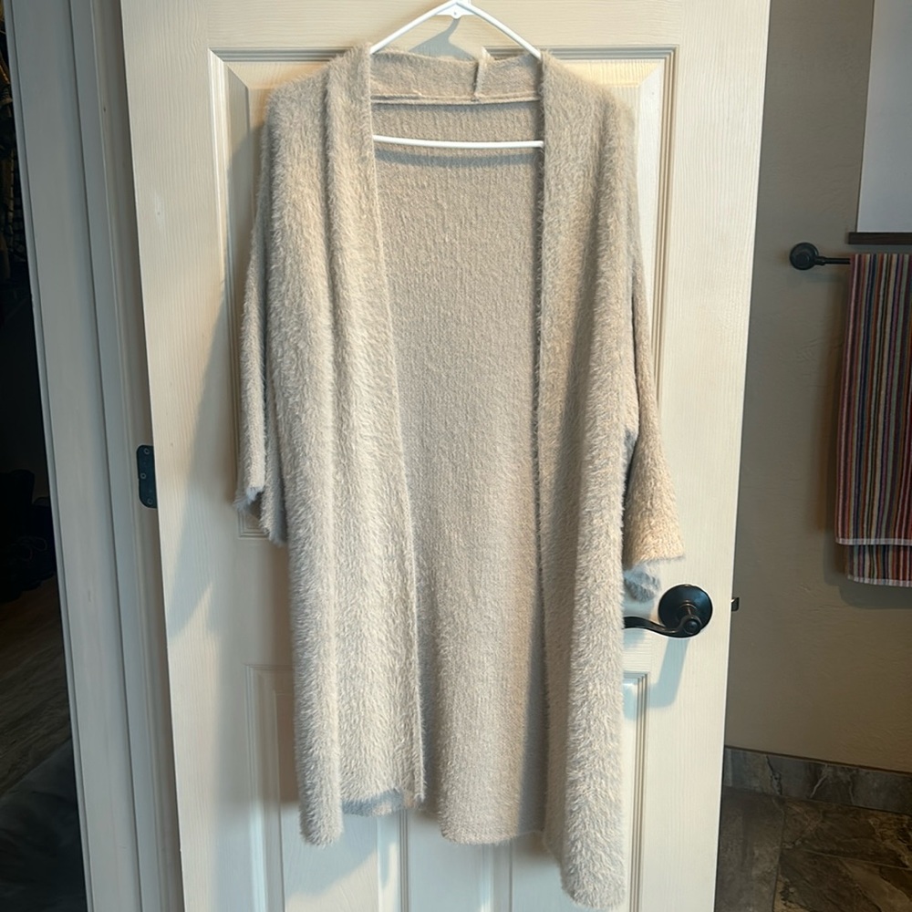 One size fuzzy greatness cardigan - NWT